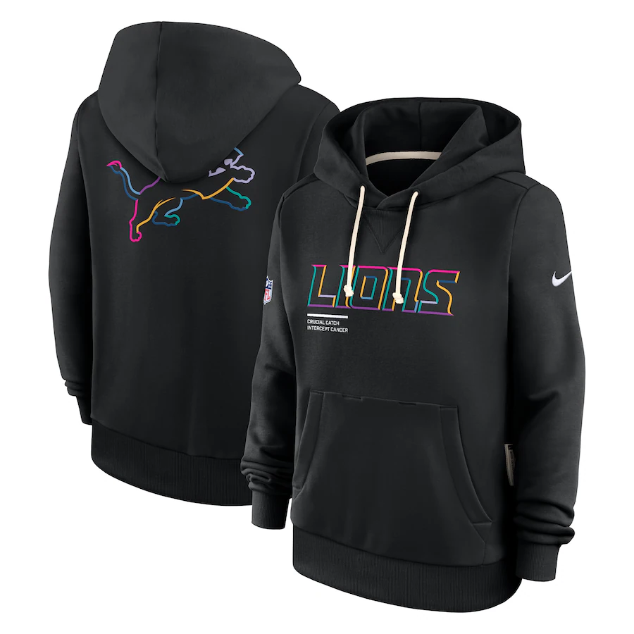 Women Detroit Lions 2025 Nike NFL hoodie->women nfl jersey->Women Jersey